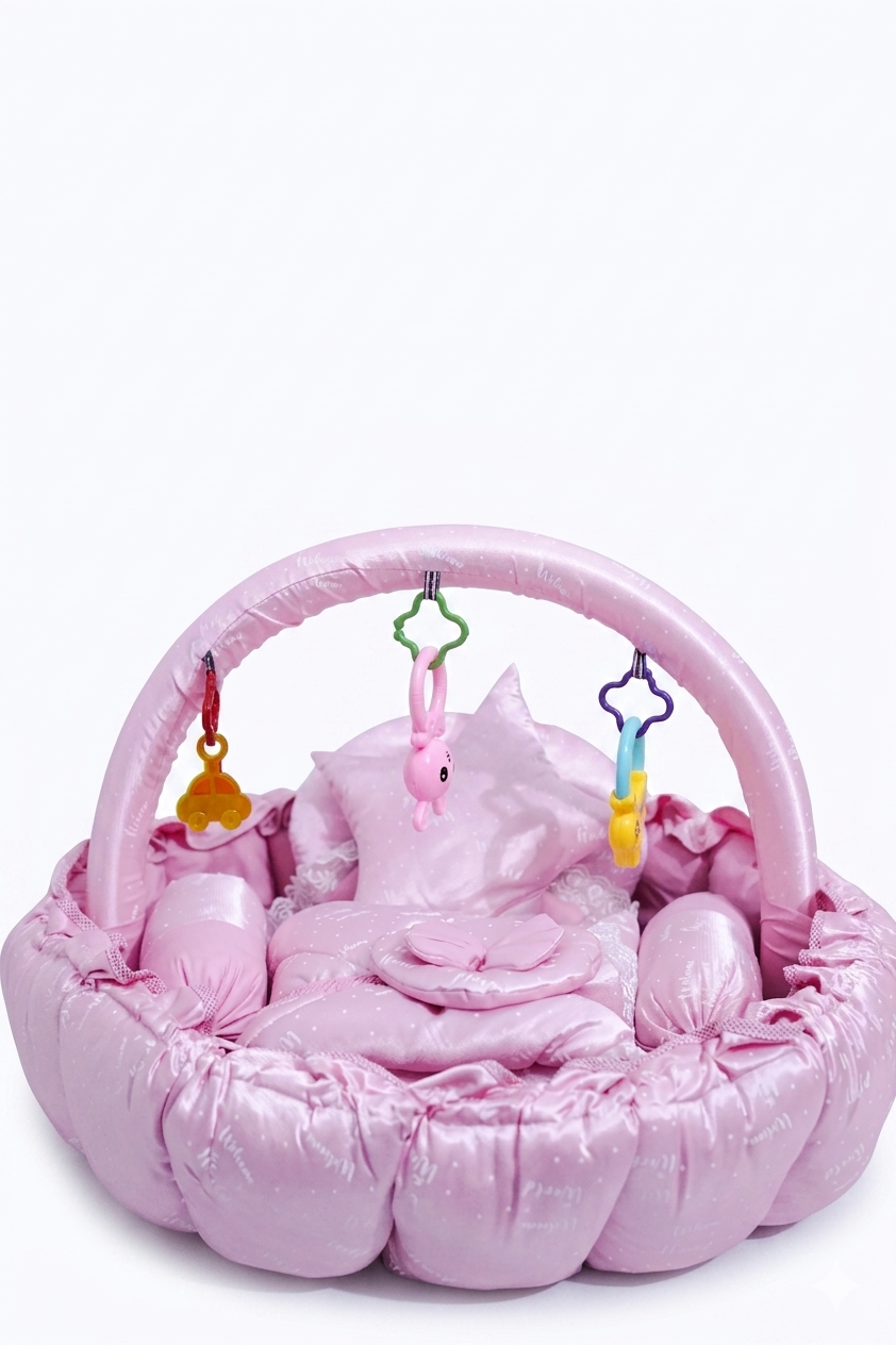 11-Piece Baby Nest Set with Hanging Toys