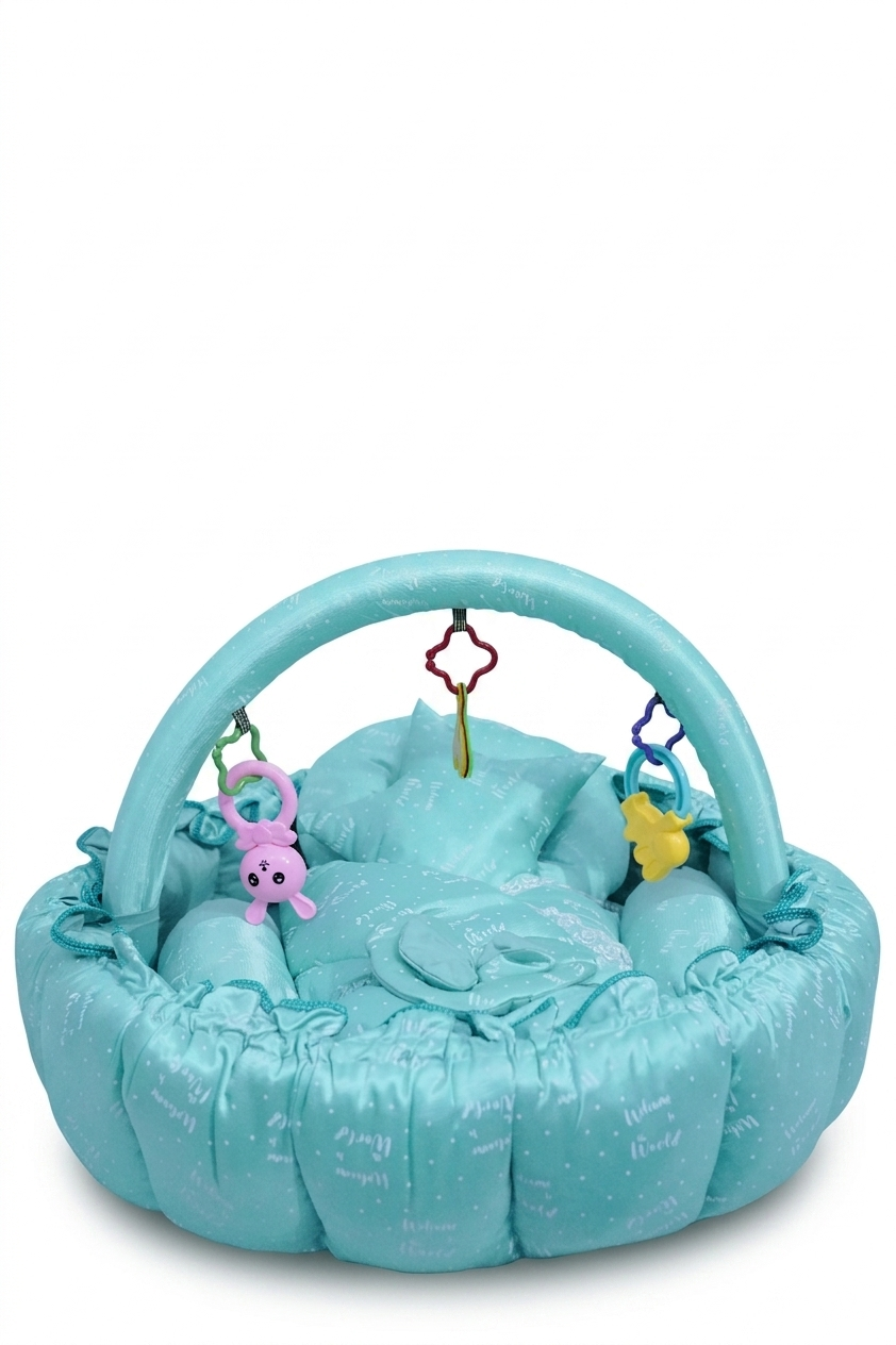 11-Piece Baby Nest Set with Hanging Toys