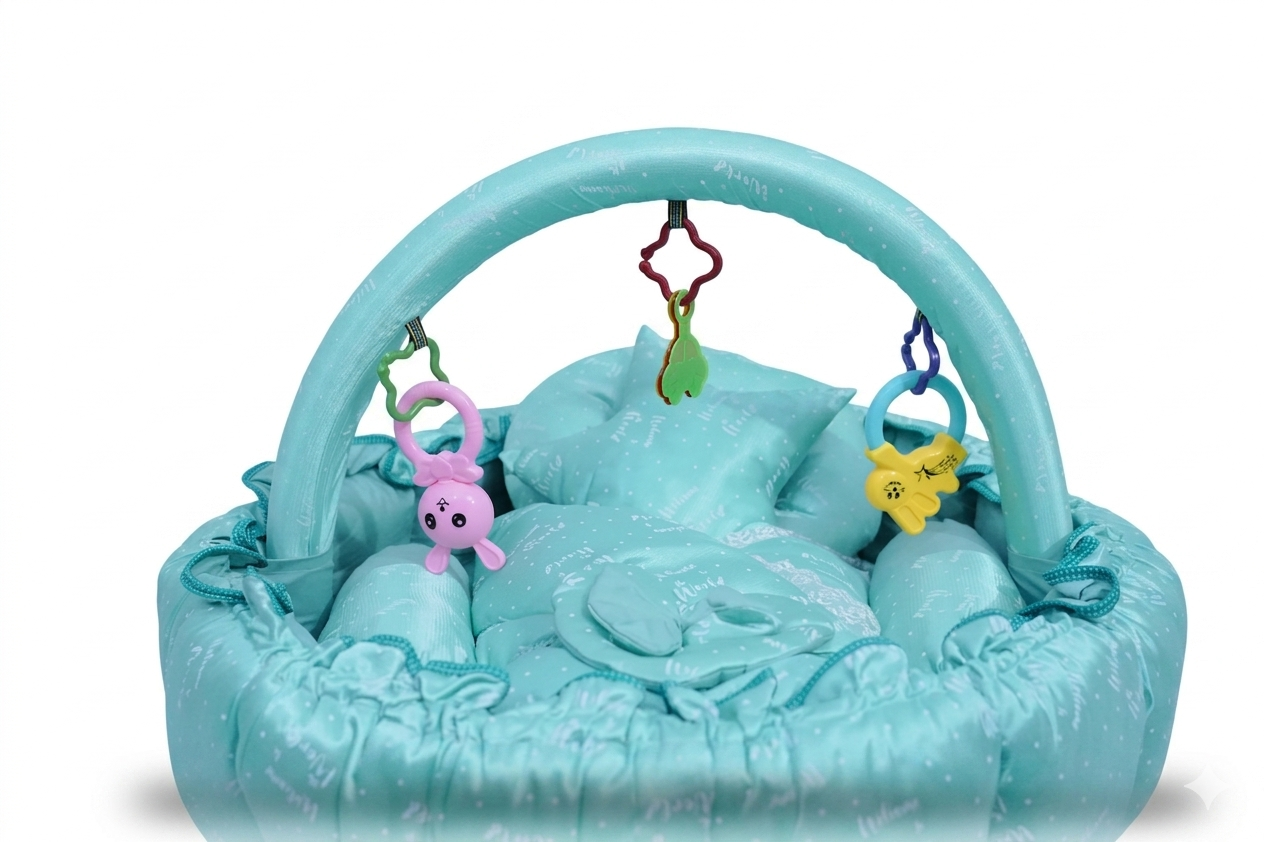 11-Piece Baby Nest Set with Hanging Toys