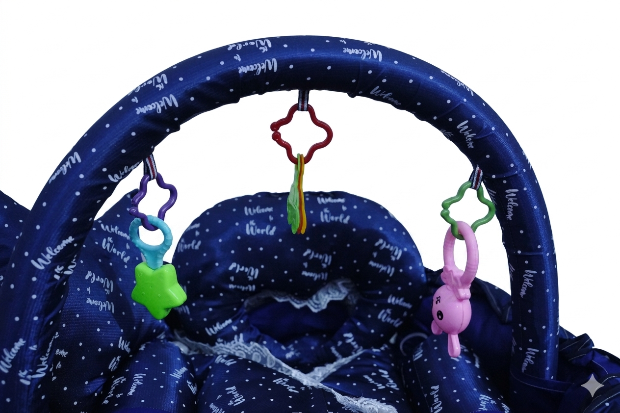 11-Piece Baby Nest Set with Hanging Toys