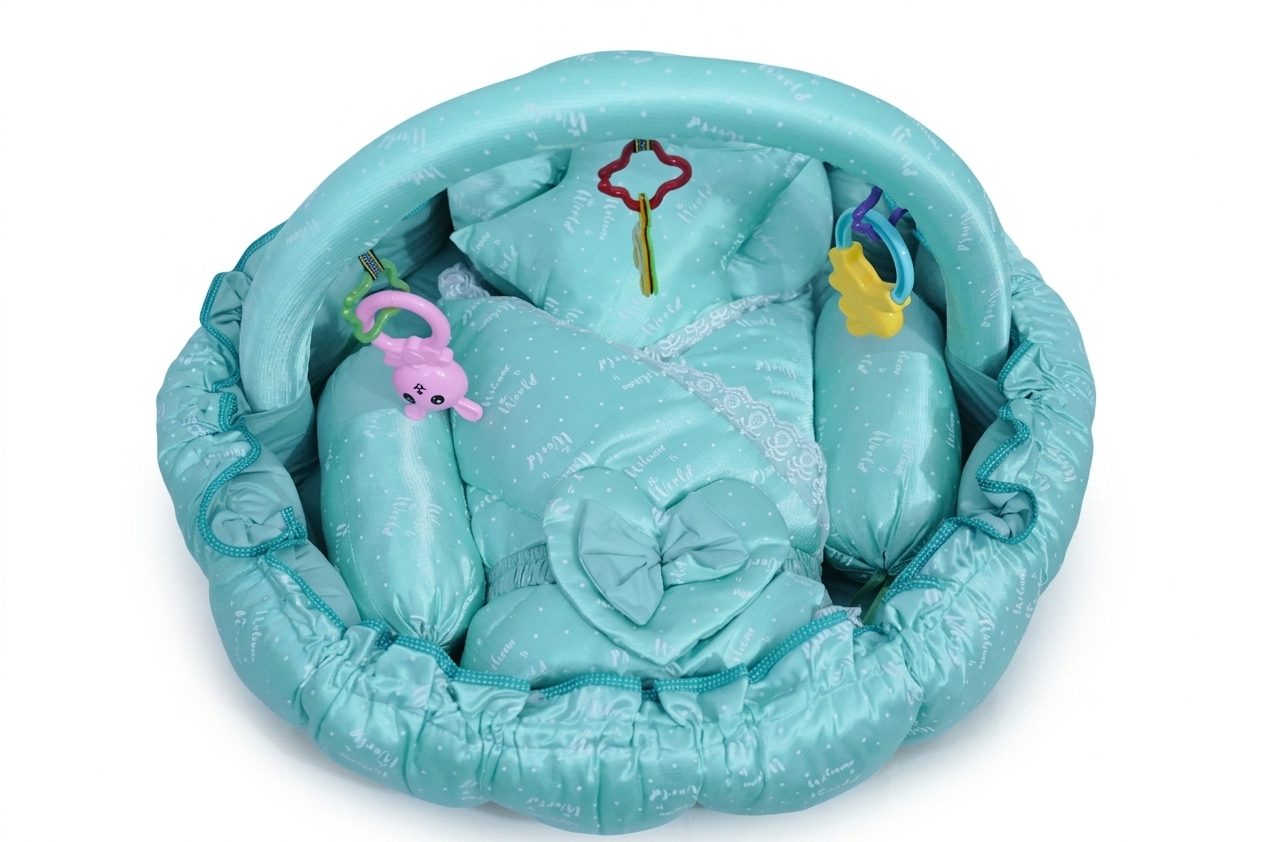 11-Piece Baby Nest Set with Hanging Toys