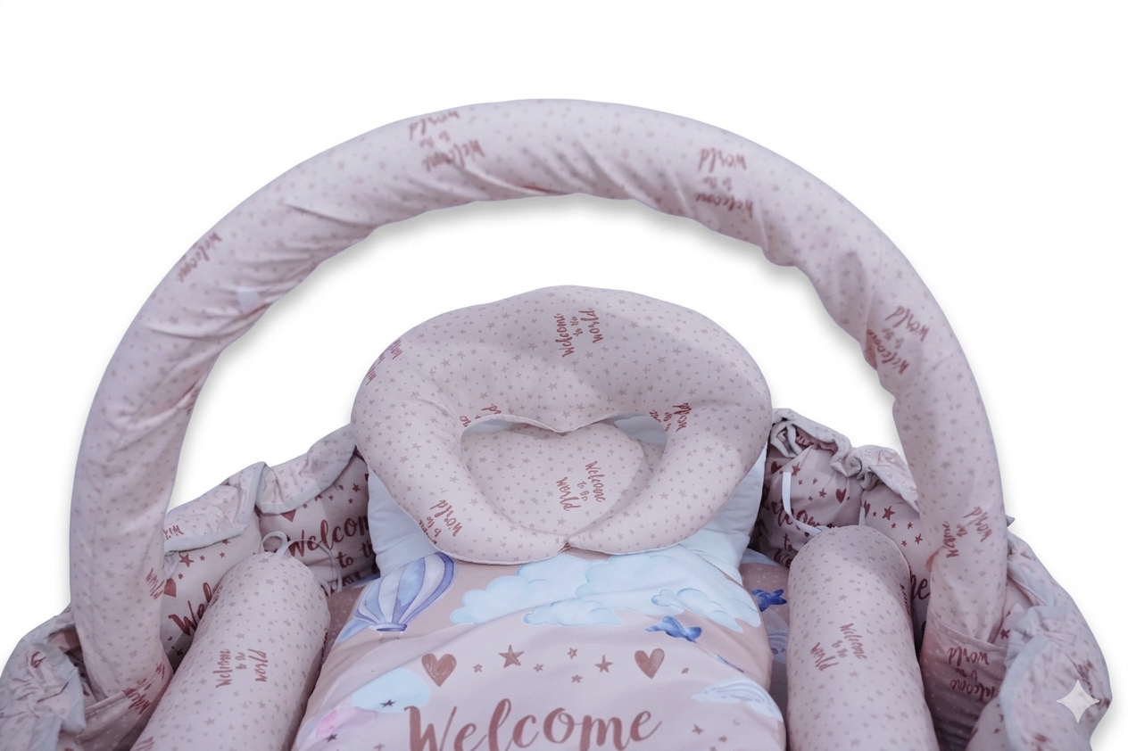 11-Piece Baby Nest Set with Hanging Toys