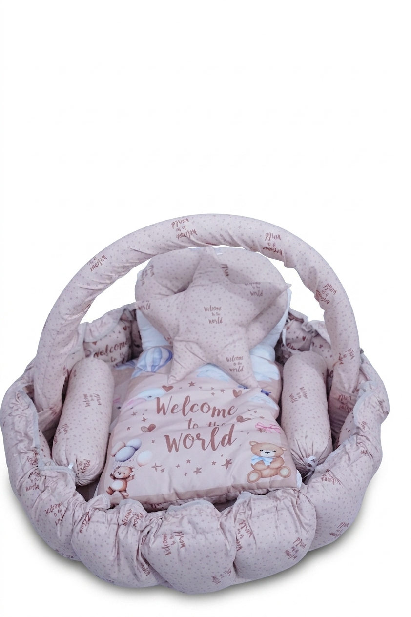 11-Piece Baby Nest Set with Hanging Toys