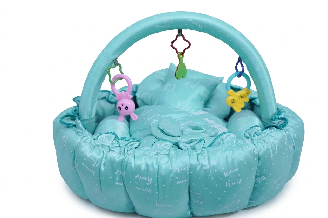 11-Piece Baby Nest Set with Hanging Toys