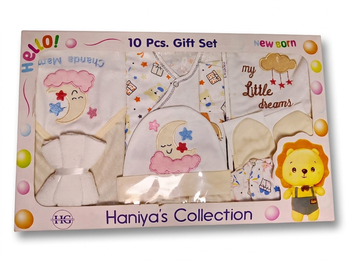 10 Piece Gift Set for Newborn Baby